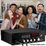 YLE-SC02 HiFi Home Audio Amplifier BT 5.3 FM USB TF Remot 220V Ac - Image 4