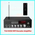 YLE-SC02 HiFi Home Audio Amplifier BT 5.3 FM USB TF Remot 220V Ac