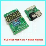 YLE-6605 HDMI Optical Usb Card Module White Display