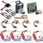 DIY Quadcopter Drone Kit, Complete Set with Motors, ESC,KK Flight Controller, Frame, Fsi6 Transmitter-Receiver