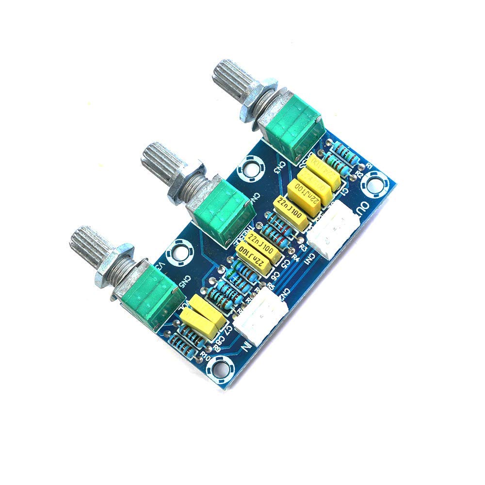 61okg5FbzPL._SL1000_ 1Pcs XH-M802 Passive Tone Volume Bass Treble Control Board Preamplifier Module - Image 1