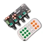 IOT-Audios JRC4558 Bass mids treble bluetooth Preamplifier Volume Tone Control Board Dual AC 12V - 15V With Bluetooth Audio Power Amplifier Board