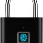 Smart Lock Fingerprint Biometric Padlock | Keyless&Password-Free Access | Stores 20 Fingerprint | Waterproof Metal Lock for Home,Office Security