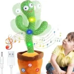 Dancing Cactus Toy for Kids (1 Year Warranty), Talking Singing, Voice Recording, LED Lights, 120 Songs Inbuild, USB Rechargeable